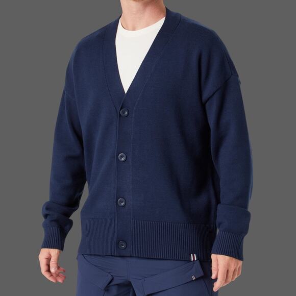 Fila Casa Baseline Cardigan Navy Blue Size Men XL NWT $150 MSRP Unisex - Picture 8 of 9